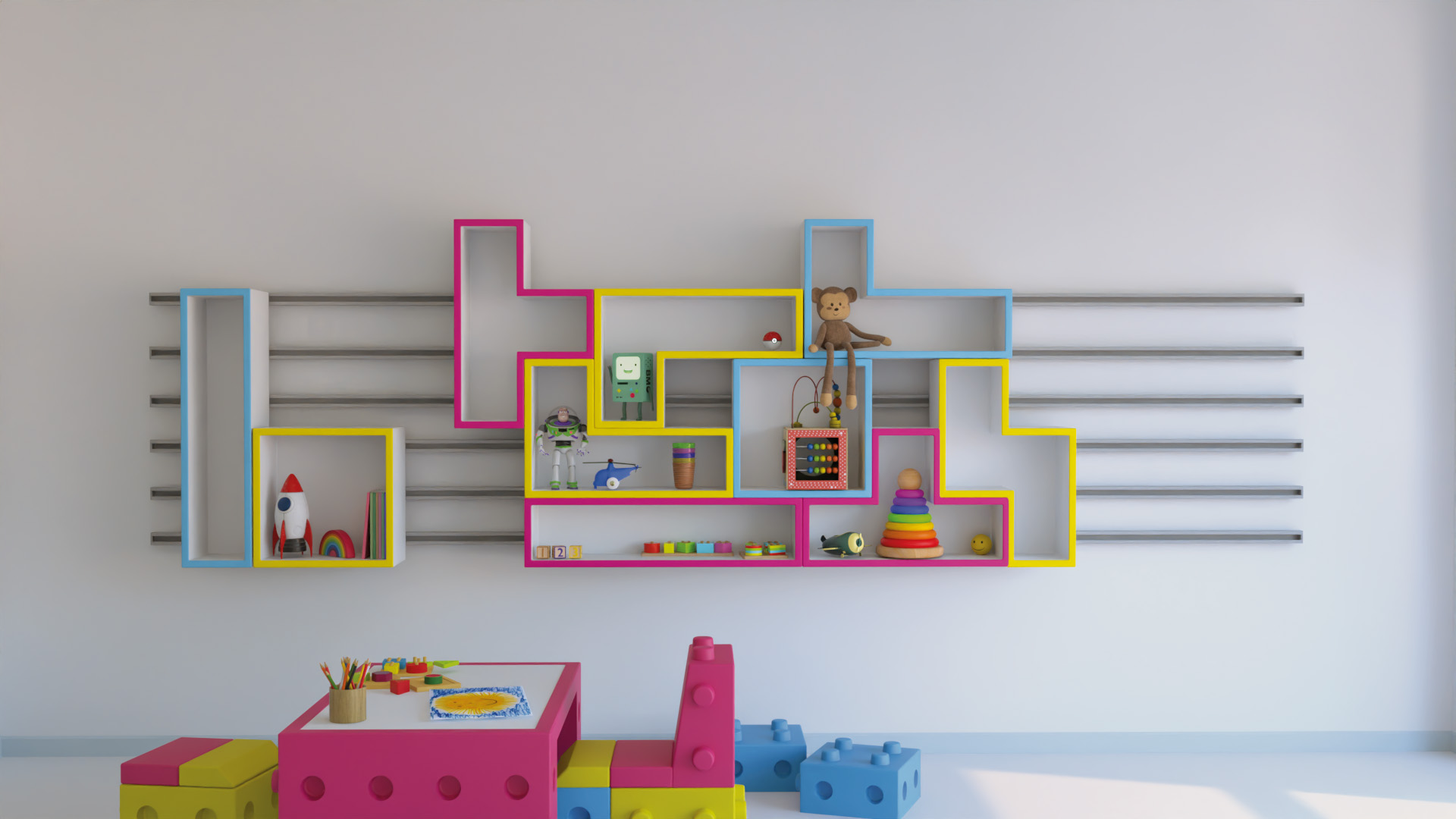 Render pared LUDO, vista 2